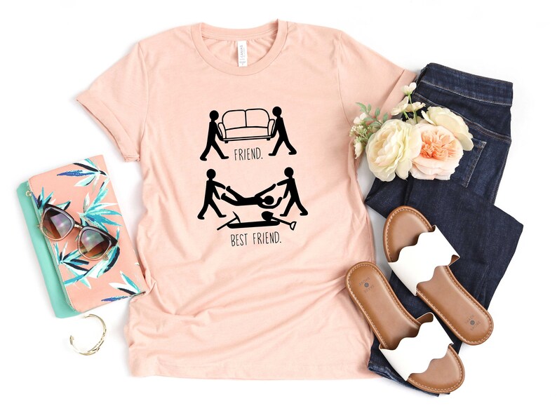 Friend vs Best Friend T-shirt, Funny Friend Shirt, Besties Shirts, Sarcastic Shirt, Funny Gift for Friend, Hilarious Shirt, Best Friend Tee image 4