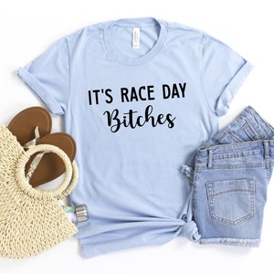 It's Race Day Bitches Shirt, Funny Stock Car Tee, Supercross Dirt Track, Dirt Bike Motocross, Sprint Car Drag Race Tee, Fan Racing Shirt zdjęcie 4