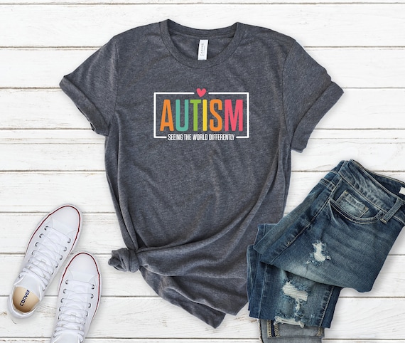 Autism Seeing The World Differently Shirt, Autism Shirt, Autism Awareness Shirt, Autism Shirt, Autism Month, Special Ed Teacher Shirt