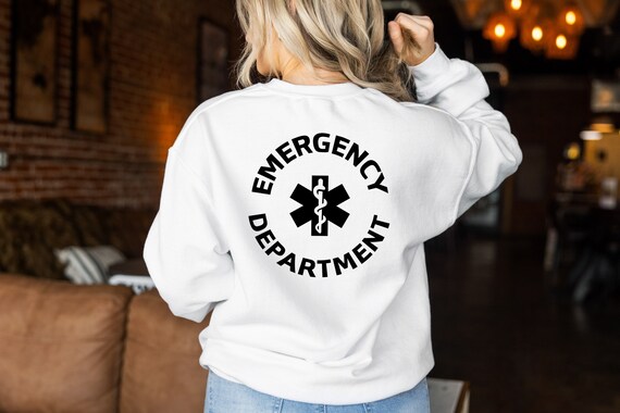Emergency Department Nurse Sweatshirt, ER Nurse Sweat, Emergency Medicine Nurse, Emergency Nurse Gift, Emergency Room Sweat, RNSweat