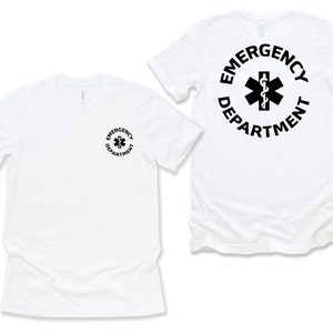 Emergency Department Nurse Shirt, ER Nurse Shirt, Emergency Medicine Nurse, Emergency Nurse Gift, Emergency Room Shirt, RN Shirt, Nurse Gift image 4