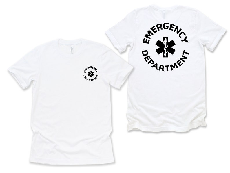 Emergency Department Nurse Shirt, ER Nurse Shirt, Emergency Medicine Nurse, Emergency Nurse Gift, Emergency Room Shirt, RN Shirt, Nurse Gift image 4