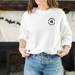 Emergency Department Nurse Sweatshirt, ER Nurse Sweat, Emergency Medicine Nurse, Emergency Nurse Gift, Emergency Room Sweat, RNSweat image 2