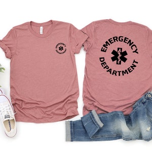 Emergency Department Nurse Shirt, ER Nurse Shirt, Emergency Medicine Nurse, Emergency Nurse Gift, Emergency Room Shirt, RN Shirt, Nurse Gift image 5