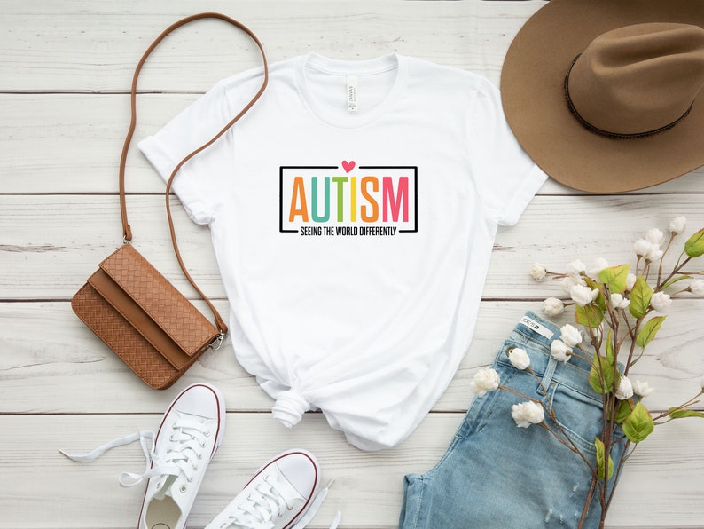 Autism Seeing The World Differently Shirt, Autism Shirt, Autism Awareness Shirt, Autism Shirt, Autism Month, Special Ed Teacher Shirt image 2