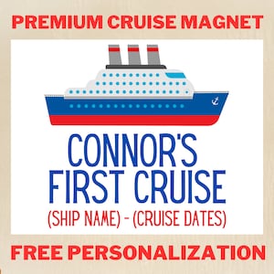 Cruise Door Magnet / First Cruise / Cruise Door Sign / Cruise