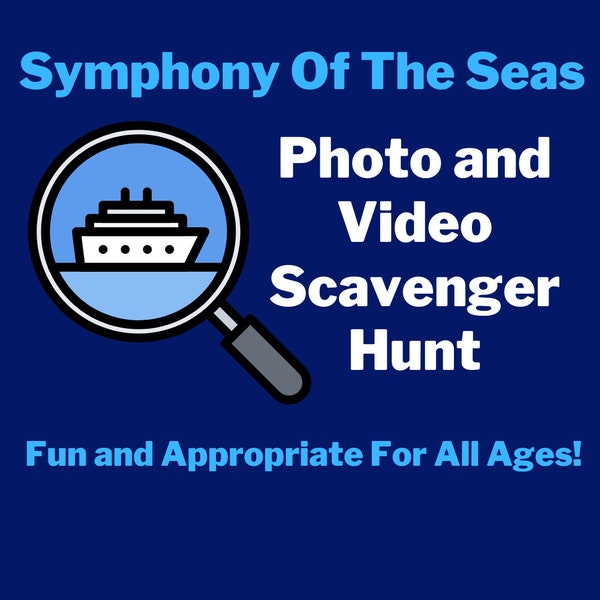 Royal Caribbean Symphony Of The Seas Photo And Video Scavenger Hunt / Cruise / Royal Caribbean Cruise / Oasis Class