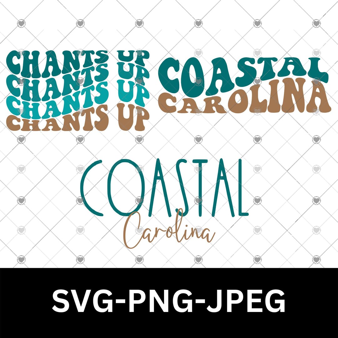 Coastal Carolina SVG University Svg Football Cricut Football Svg Sports