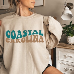 Retro College Sweatshirts / Back to School Gift / Personalized University Apparel