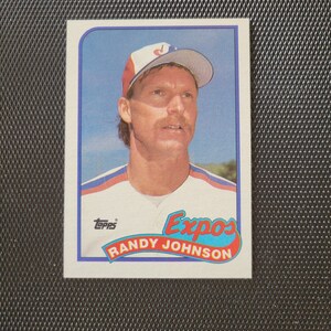 Carta da baseball Topps - 1989 - Carta da principiante di Randy Johnson - #647