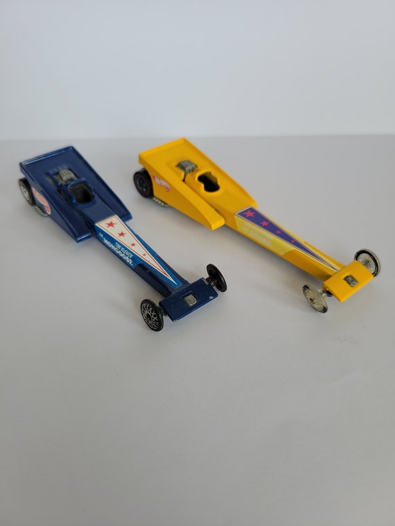 Vintage Hot Wheels Don Prudhomme Snake 1 White Fuel Dragster