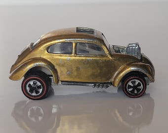 Vintage 1968 Hot Wheels Redlines "Custom Volkswagen" Gold