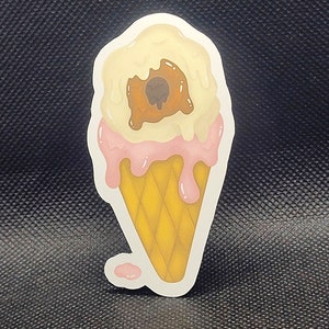 Eyes Cream Vinyl Sticker