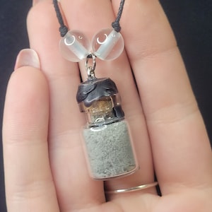 Black Salt Protection Necklace - Adjustable