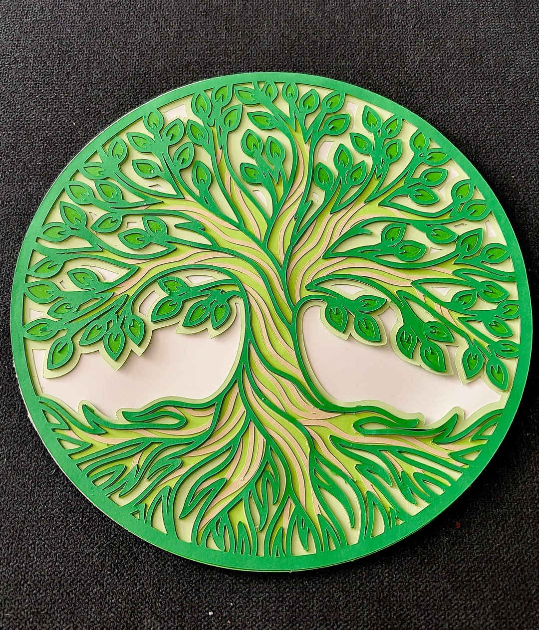 Tree of Life Shadow Box Insert Etsy