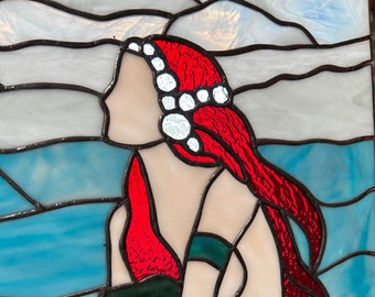 Custom Order for Lisa *** Mermaid/ Stained Glass Window***