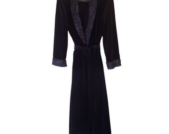 Oscar de la Renta pink label Velvet Robe size