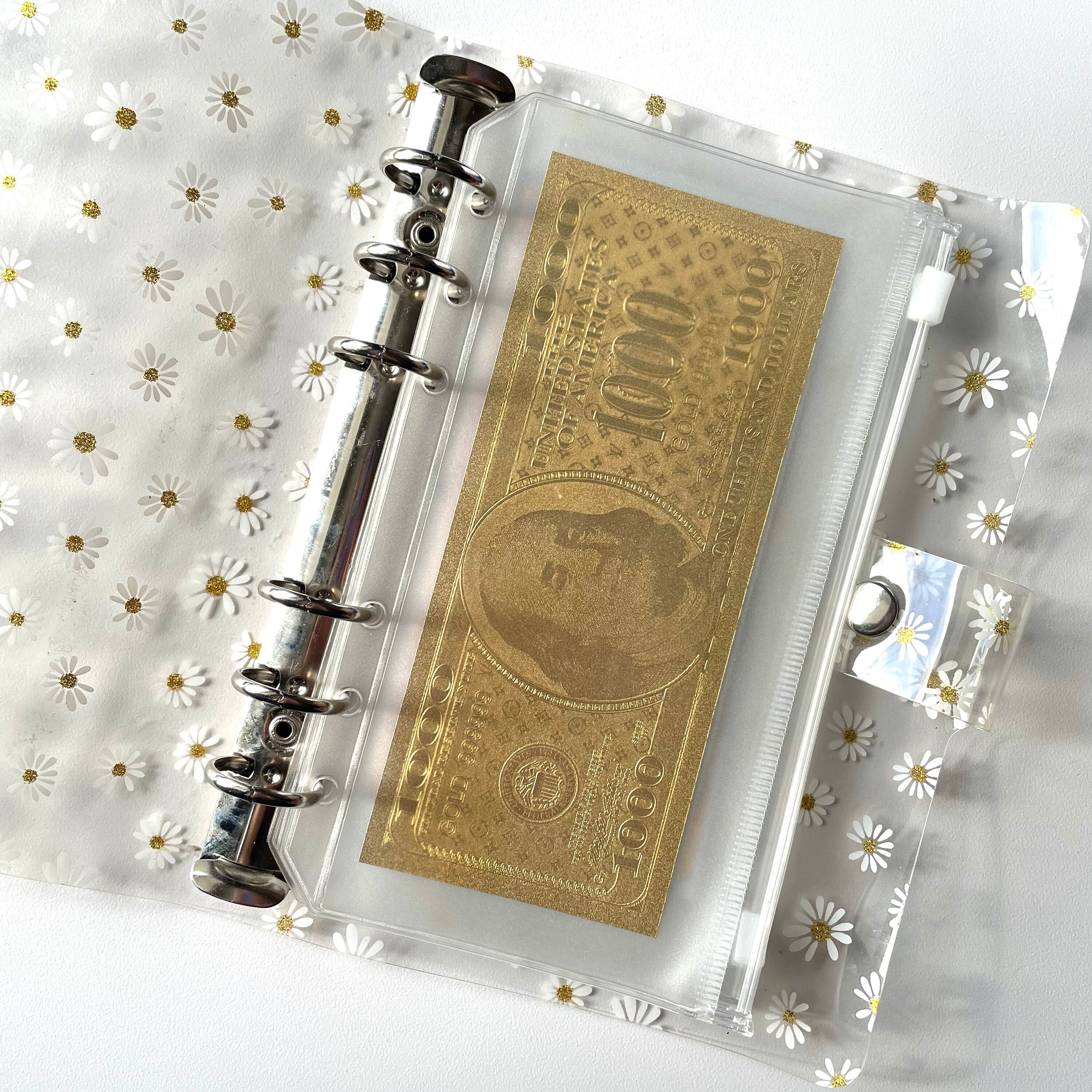 1k 1000 Gold Foil Dollar Bill Placeholders Prop Money Etsy