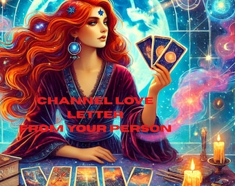 Leitura de Tarô com Carta de Amor Canalizada: Mensagem Psíquica da Sua Pessoa