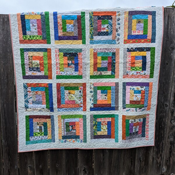 Scrappy Lines Quilt Pattern Etsy