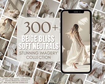 Neutral Beige Stock Photos | Beige | Minimalistic | Cozy Aesthetic Images | Soft Tones for Instagram | Minimalist | Social Media Marketing