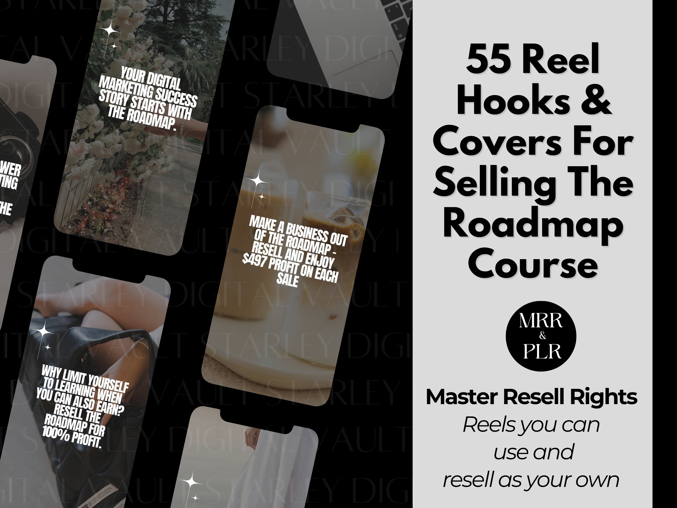 Reels Covers and Hooks Template, 55 Instagram Done for You Templates ...