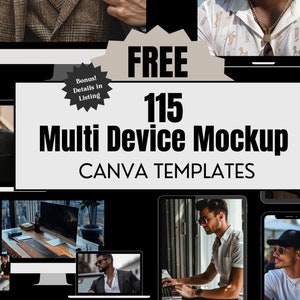 115 Multi Device Mockup Templates