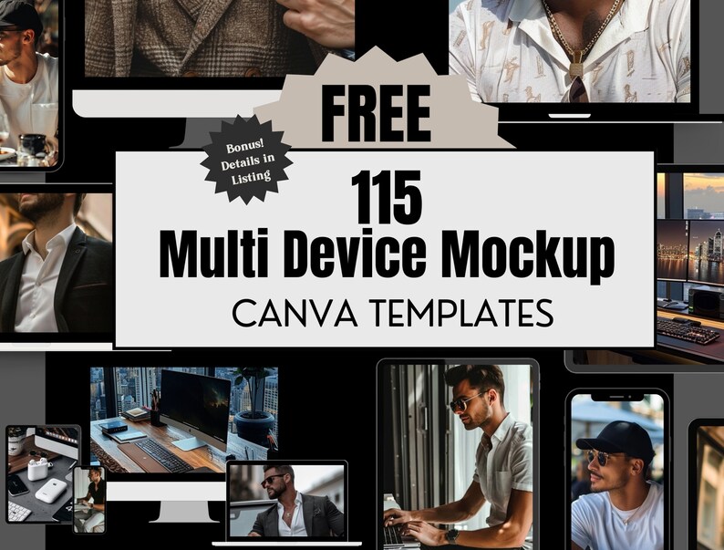 115 Multi Device Mockup Templates