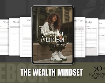Wealth Mindset Planner, Financial Freedom Workbook, Success Journal, Money Manifestation Guide, Goal Tracker | Abundance Mindset Workbook