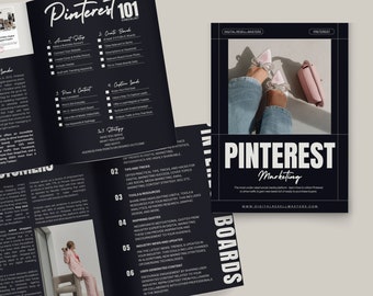 Pinterest Marketing, Pinterest Ebook, Social Media Marketing, Pinterest Strategy Ebook, Canva, MRR, PLR, Pinterest Guide, Digital Marketing