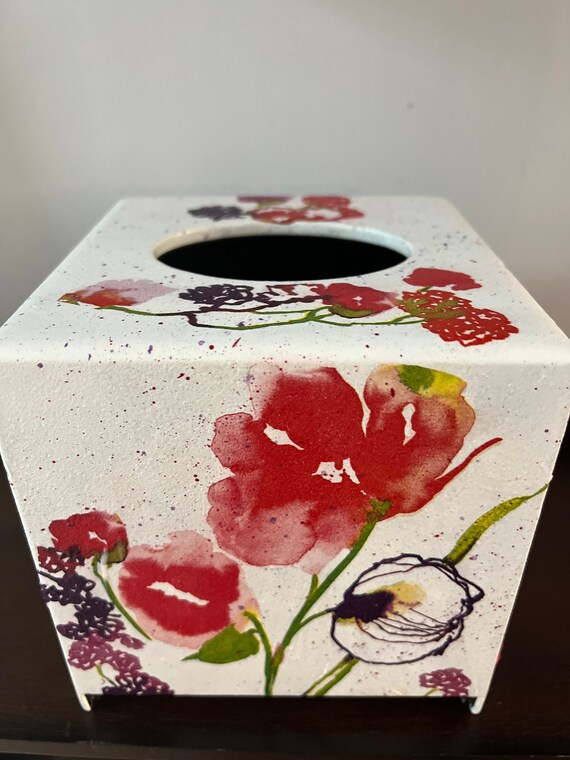 Decoupage Tissue Boxes Etsy