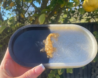 Koi fish tray
