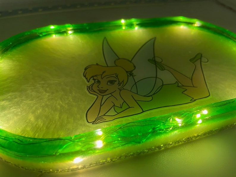 Tinker Bell Light up Fairy Tray Etsy