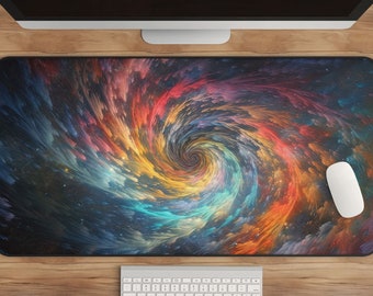 Spiral Galaxy Desk Mat: Large XXL Gaming Mouse Pad