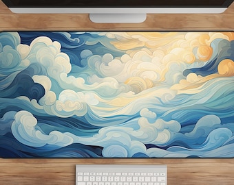 Tapis de bureau Ocean Waves : tapis de souris gaming Dessins animés marins