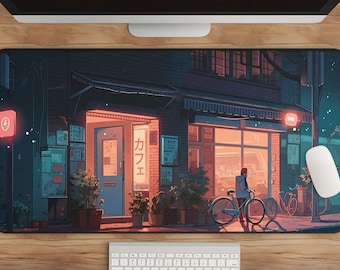 Tokyo Street Art Desk Mat: XXL Anime Gaming Mousepad