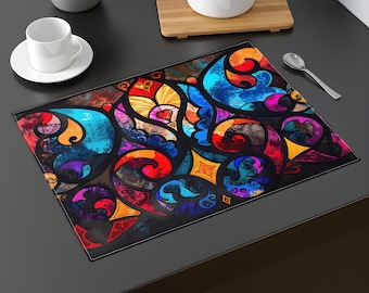 Dark Academia Placemat: Gothic Victorian Table Decor (Cotton Twill)