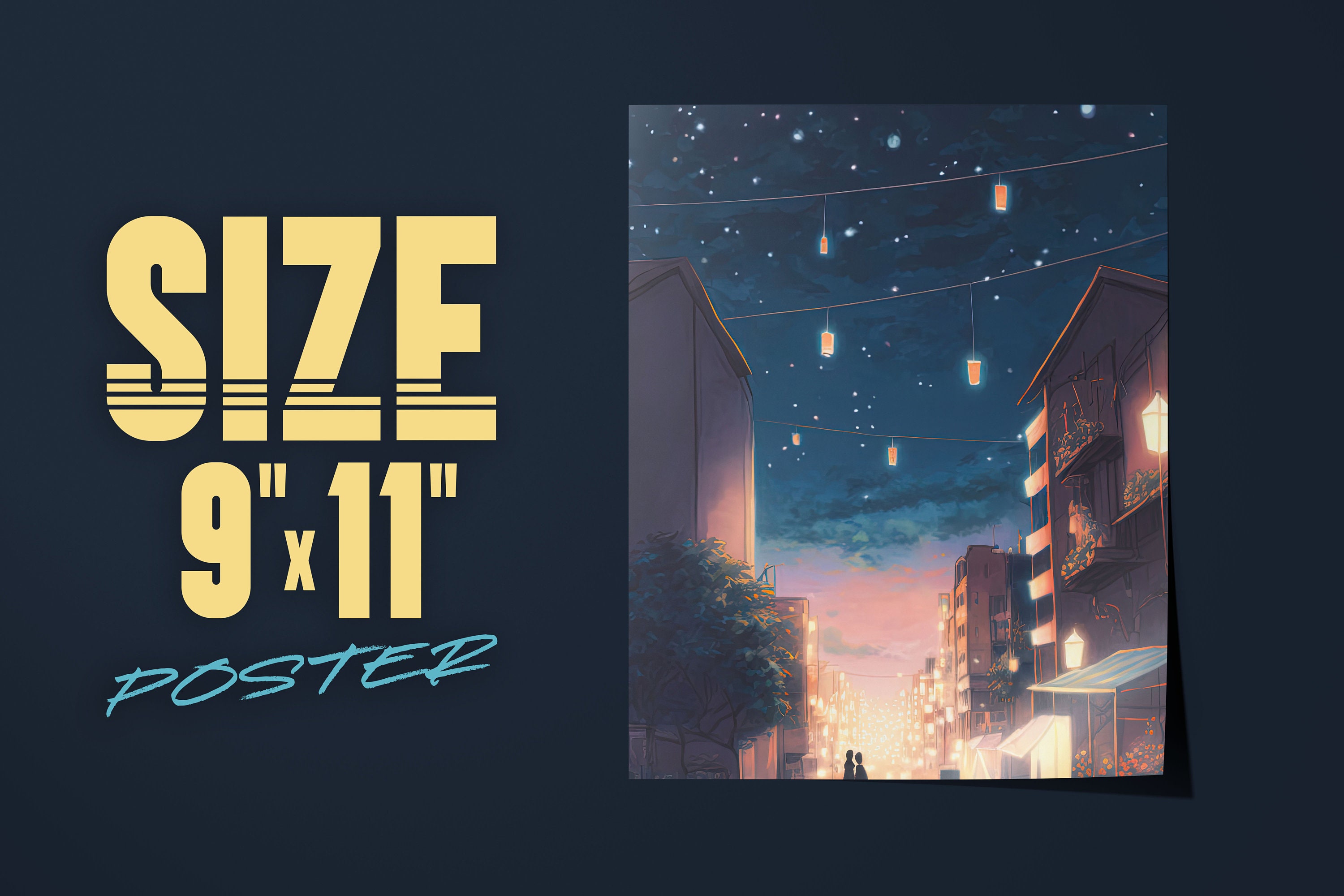 Lofi Anime Poster Subtle Anime Merch Best Aesthetic Dorm Room Etsy