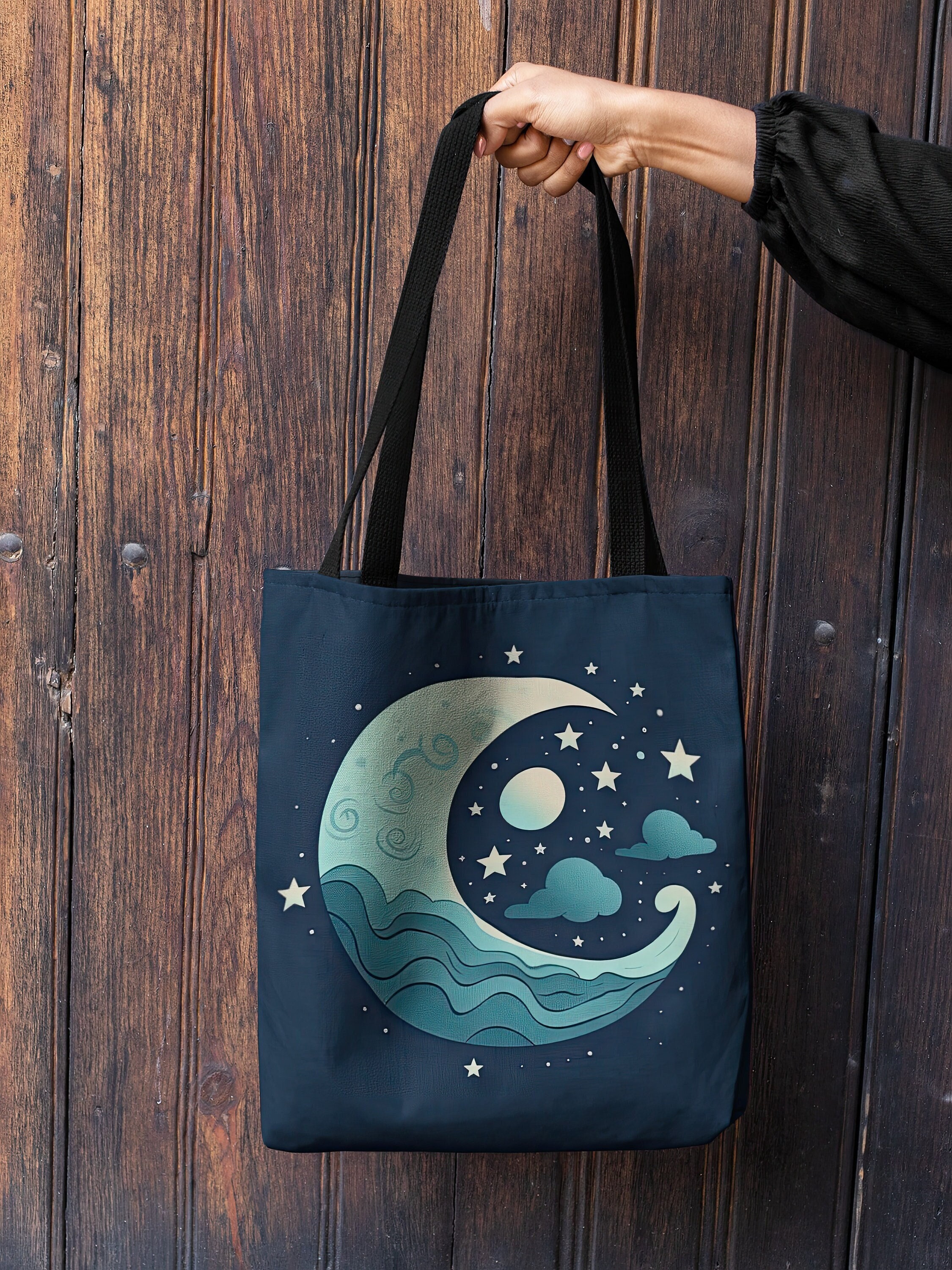 【SHALOM】 ENJOY STAR BAG Starfish Straw Tote Bag with Crochet Starfish Charm