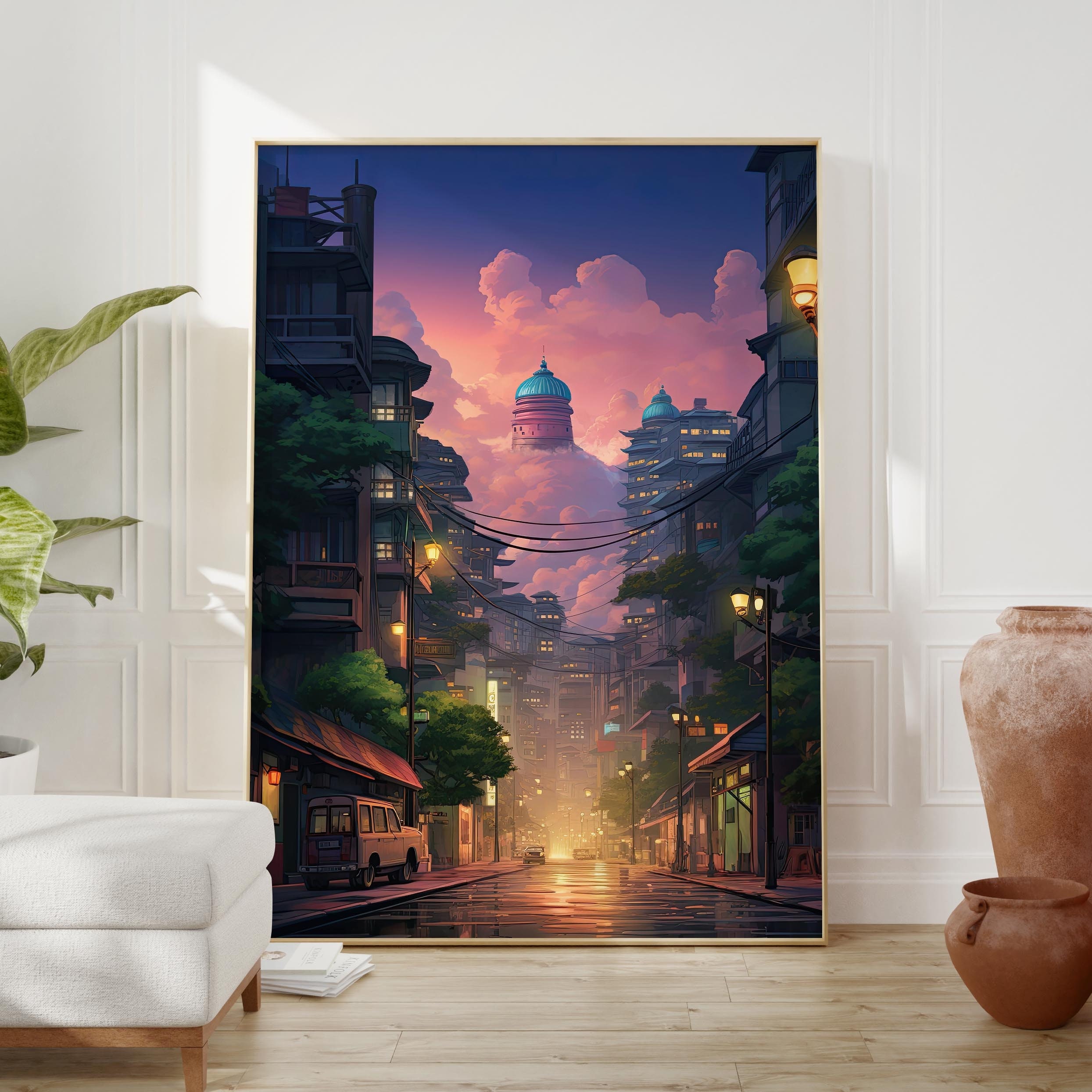 Anime Girls Beautiful Anime Scenery Aesthetic Hd Lofi Anime Hd Matte Finish  Poster Paper Print - Animation & Cartoons posters in India - Buy art, film,  design, movie, music, nature and educational