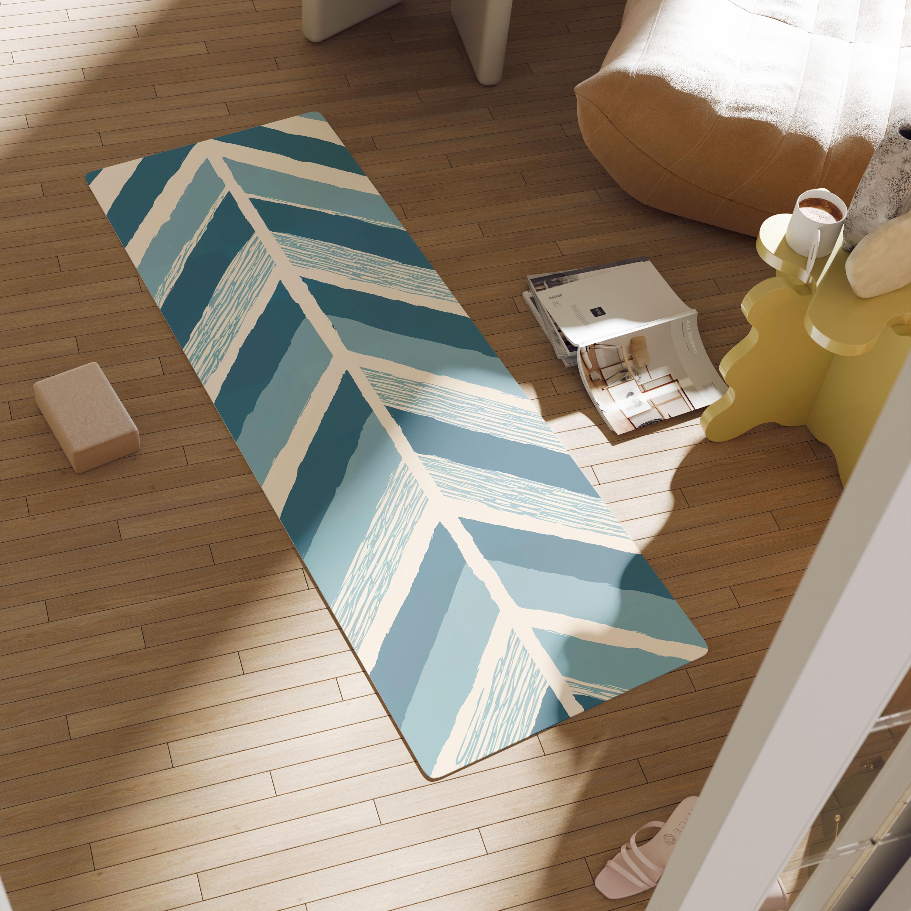 Tapis De Yoga Antidérapant à Motif Créatif Imprimé Sonic - MBg-12633