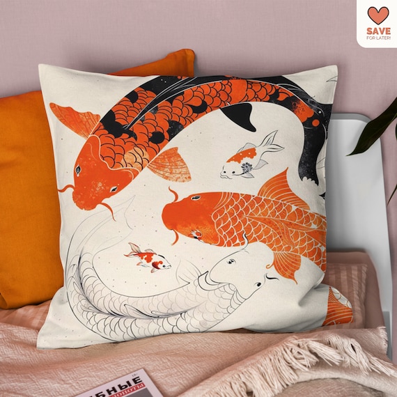 Koi pillow hotsell