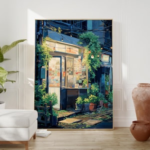 Lofi Poster for Aesthetic Room Decor - Chill Vibes Urban Art Print, Perfect for Anime & Indie Art Enthusiasts