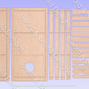 Cornhole Board Pro Set Digital CNC File