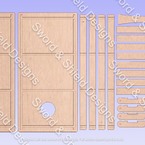 Cornhole Board Pro Set Digitale CNC Datei