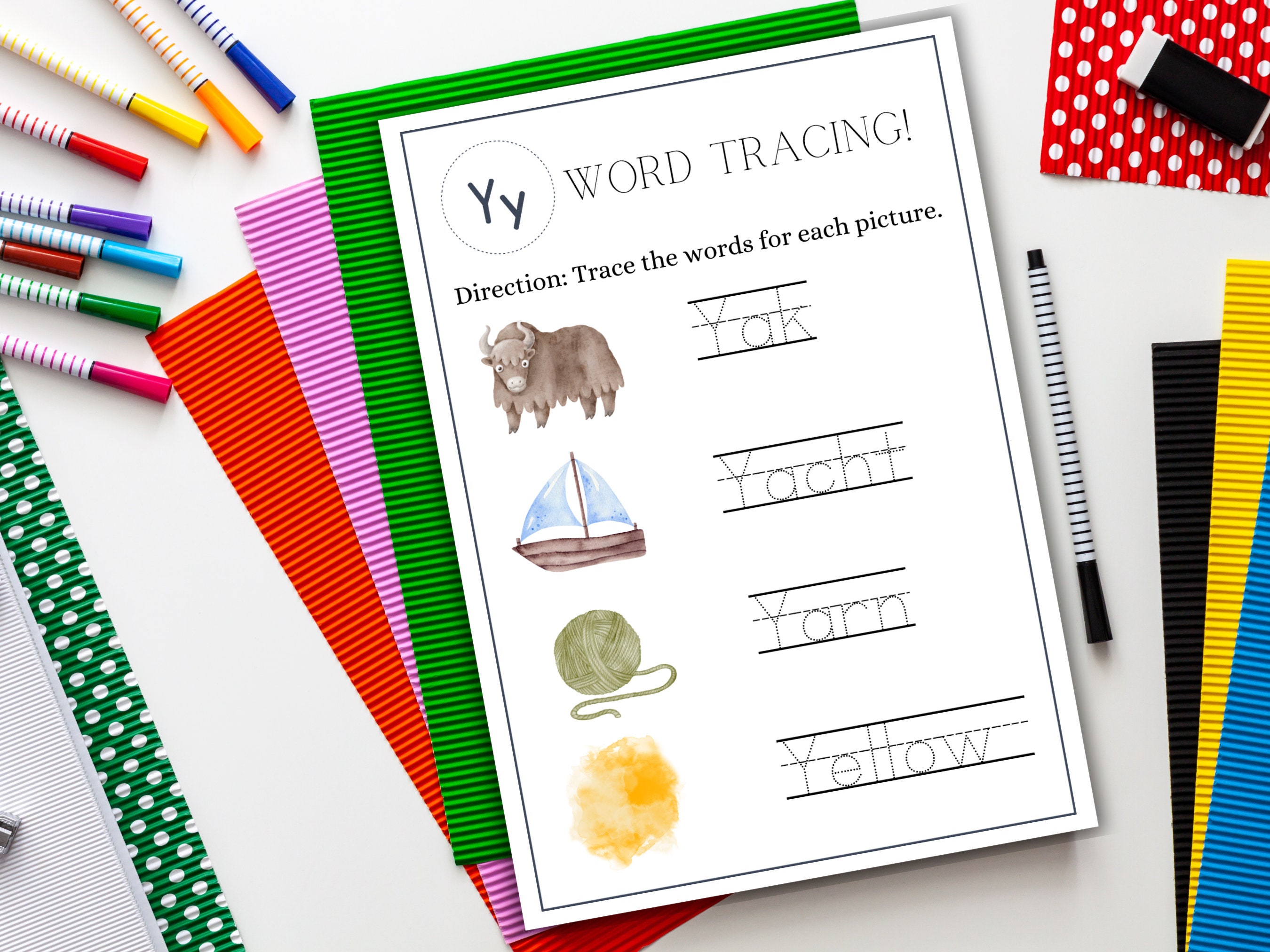Alphabet Tracing Worksheets: Letter Recognition, Handwriting Practice ...