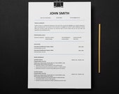 Modern ATS Resume Template, Professional Creative Resume, Lebenslauf Vorlage Resume Template Word Resume
