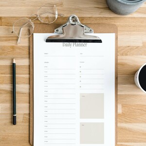 Digital Daily Planner, Daily To-do List, Daily Schedule, Goodnotes ...