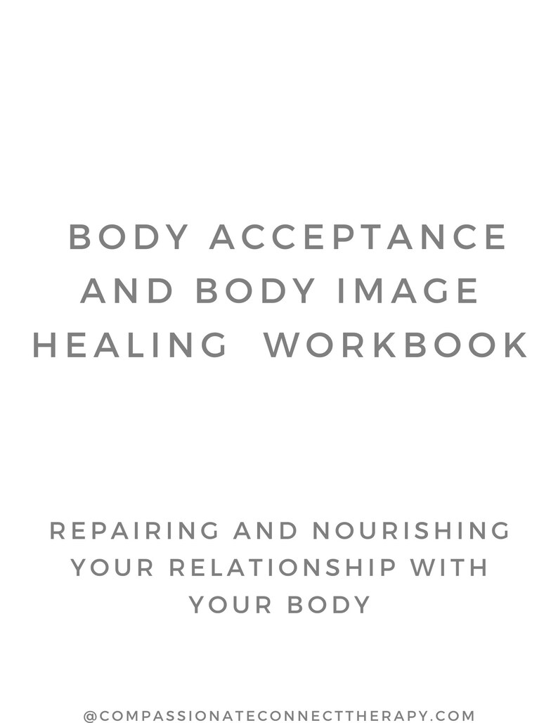 Body Image Workbook | Body Image Healing Workbook | Self Acceptance ...