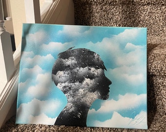 Mens Mental Health Awareness Portrait